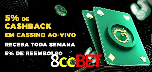 Promoções do cassino ao Vivo 8ccbet
